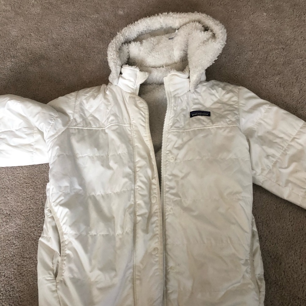 White used Patagonia reversible jacket